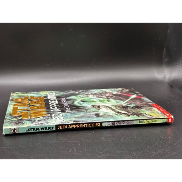 Star Wars Jedi Apprentice Book 2 The Dark Rival paperback book UNREAD Vtg 1st Ed - Picture 3 of 5